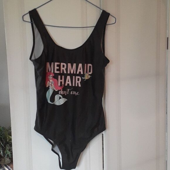 Disney Mermaid Hair one piece swim suit size M - Picture 1 of 7